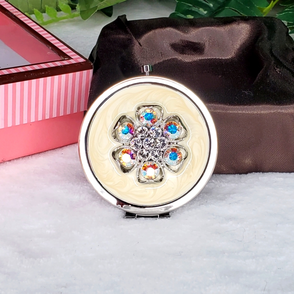 Argento SC Crystalized Compact Mirror